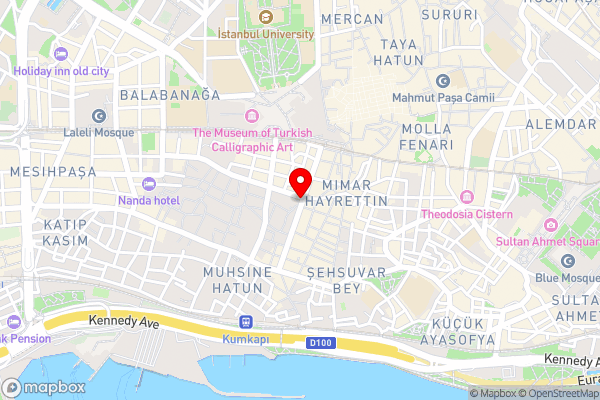 Renzo Hotel Istanbul - Hotel Location Map