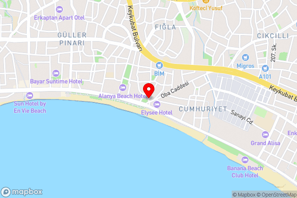 Resitalya Hotel - Hotel Location Map