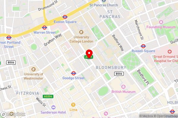 Ridgemount Hotel - Hotel Location Map