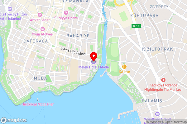 Riva's Moda - Hotel Location Map