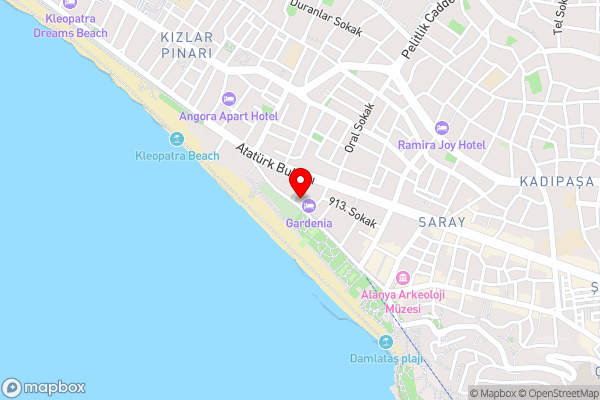 Riviera Zen Hotel - Hotel Location Map