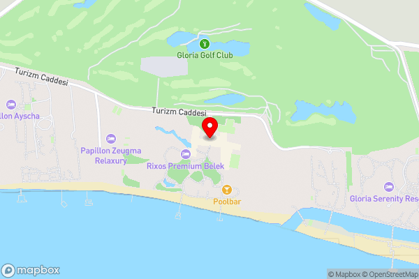 Rixos Premium Belek - The Land of Legends Access - Hotel Location Map