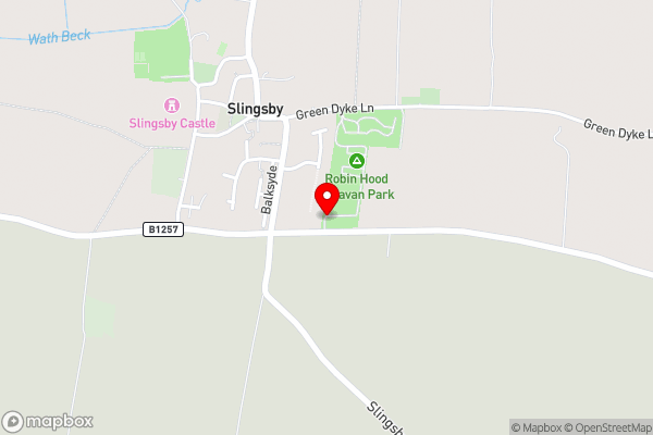Robin Hood Caravan Park - Hotel Location Map