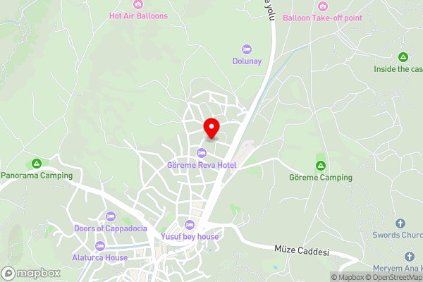 Rocca Stone House - Hotel Location Map