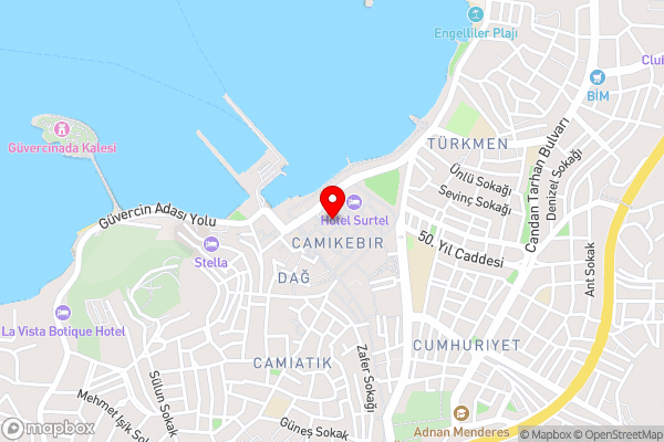Rodina Suites Hotel - Hotel Location Map
