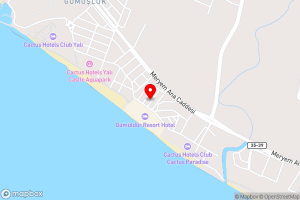 Rodis Hotel - Hotel Location Map