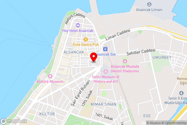 ROİ HOTEL İZMiR - Hotel Location Map