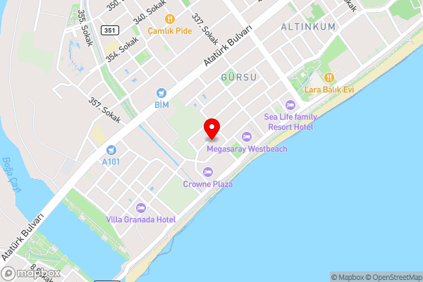 Roma Residence - Emir Gürsu Evleri - Hotel Location Map