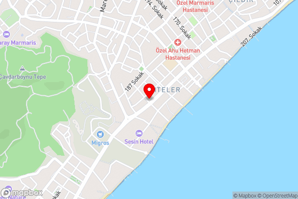 Romance Club Hotel - Hotel Location Map