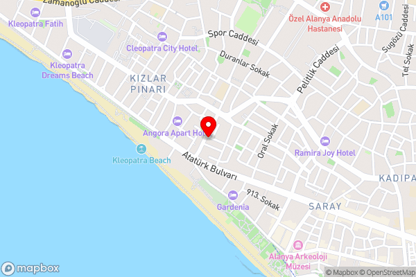 Rose 1 Fantastic 1+1 with private terrasse - Hotel Location Map