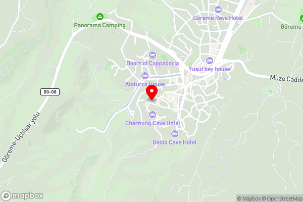 Rose Cave Hotel - Hotel Location Map