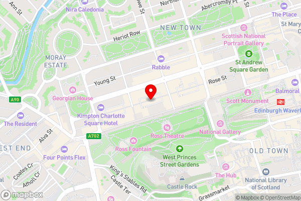 Rose Street Residence - Hotel Location Map