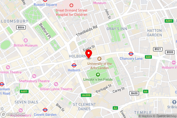 Rosewood London - Hotel Location Map