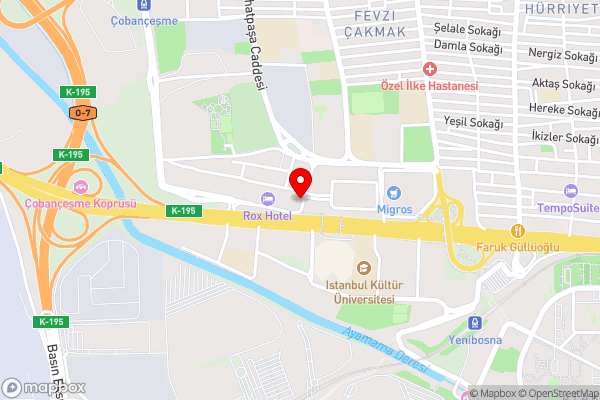 Rox Hotel Istanbul - Hotel Location Map