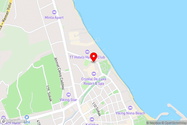 Rox Resort Hotel - Hotel Location Map