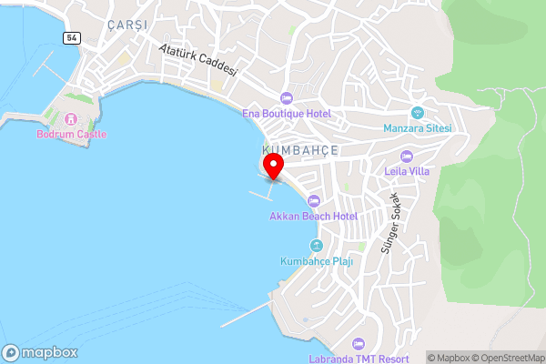 Royal Istankoy Gulet - Hotel Location Map