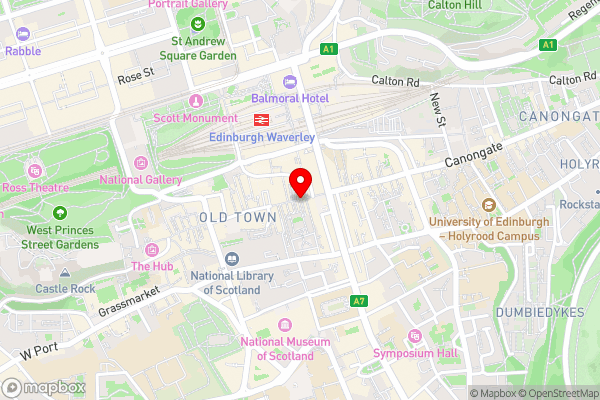 Royal Mile Apartment - Hotel Location Map