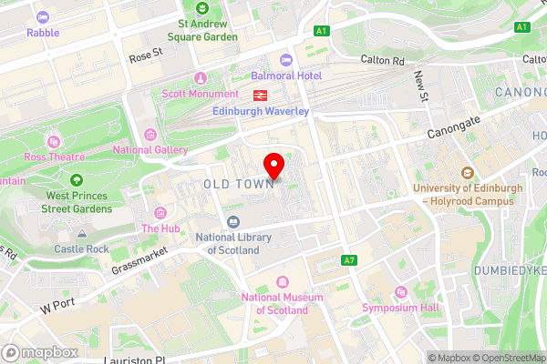 Royal Mile Apartments - Hotel Location Map