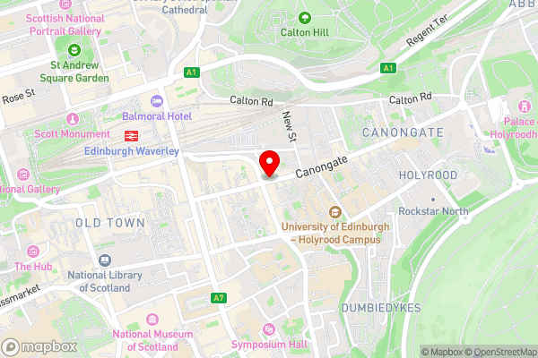 Royal Mile Cranston - Hotel Location Map