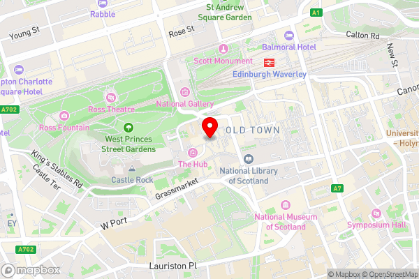 Royal Mile Group Apartments - Hotel Location Map