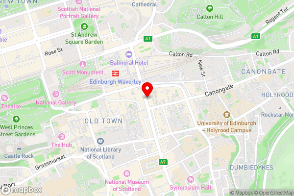 Royal Mile Mansions 14 - Hotel Location Map