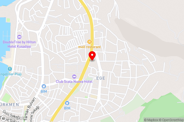 Royal Palace Kuşadası Hotel - Hotel Location Map