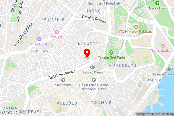 Royal Pera Taksim - Hotel Location Map