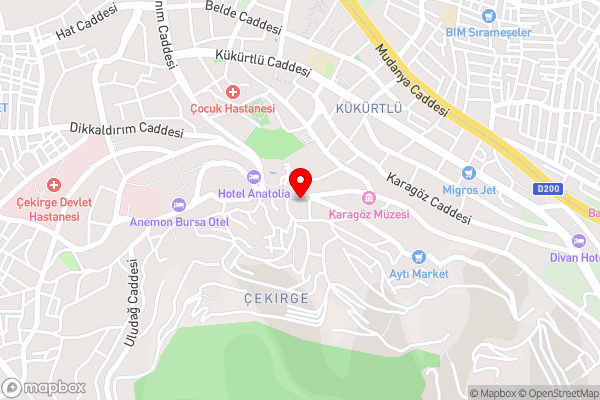 Royal Termal Hotel - Hotel Location Map