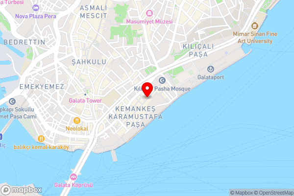 Royal Tophane - Hotel Location Map