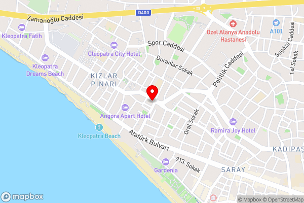 Royalisa City Apart Hotel - Hotel Location Map