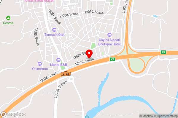 Rupa Otel Alacatı- Adults Only - Hotel Location Map