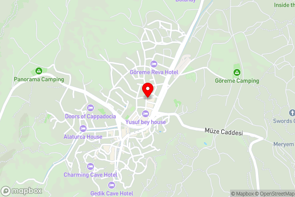 Rustic Caves Hotel - Hotel Location Map