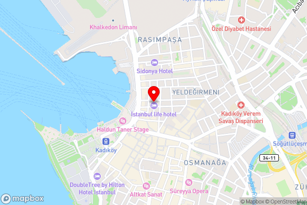 Rüyam Hotel - Hotel Location Map
