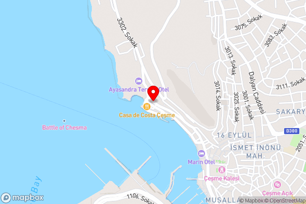 Saatli Suites - Hotel Location Map