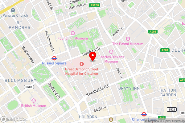 SACO Holborn – Lamb’s Conduit St - Hotel Location Map