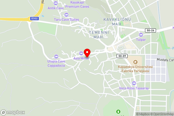 Sacred House - Hotel Location Map