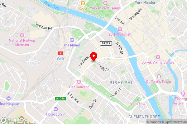 Safestay York Micklegate - Hotel Location Map