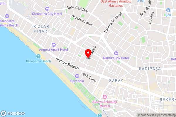 Safran Apart Hotel - Hotel Location Map