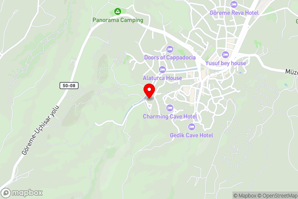 Şah Saray Cave Suites Halal Hotel - Hotel Location Map