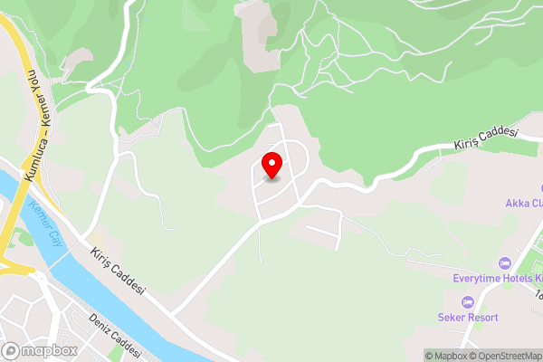 Sahile yakın havuzlu villa - Hotel Location Map