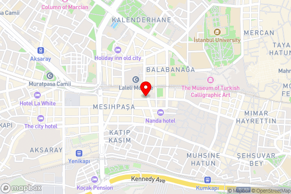 Sahinler Hotel - Hotel Location Map