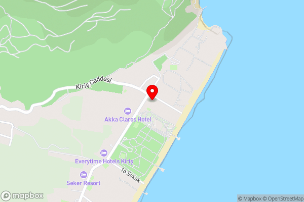 Sailor's Beach Club - Hotel Location Map