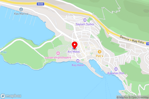 Salina Pansiyon - Hotel Location Map