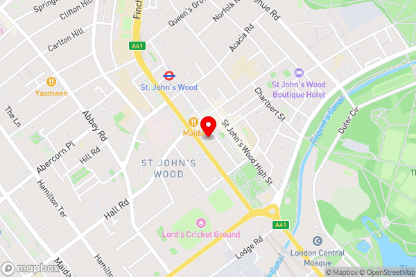 Sanctum Regent's Park - Hotel Location Map