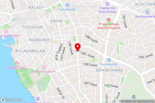 şans 2 - Hotel Location Map