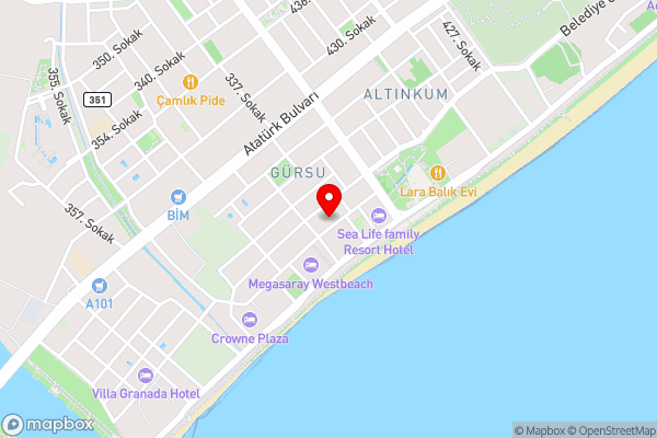 Sare Beach Hotel - Hotel Location Map