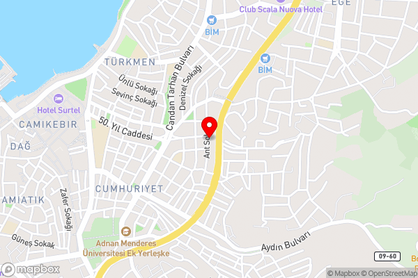 SATURN HOTEL - Hotel Location Map