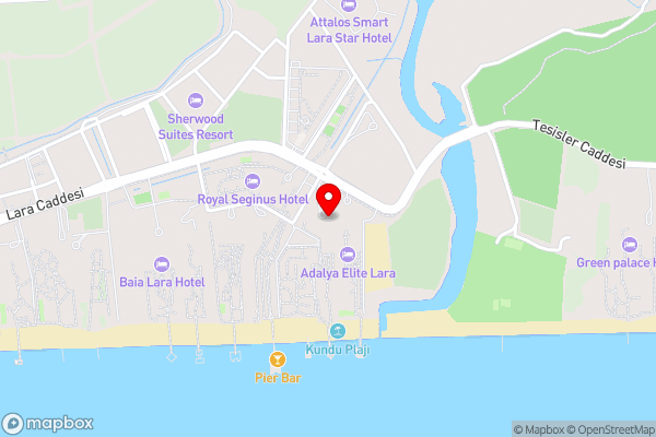 Saturn Palace Resort - Hotel Location Map