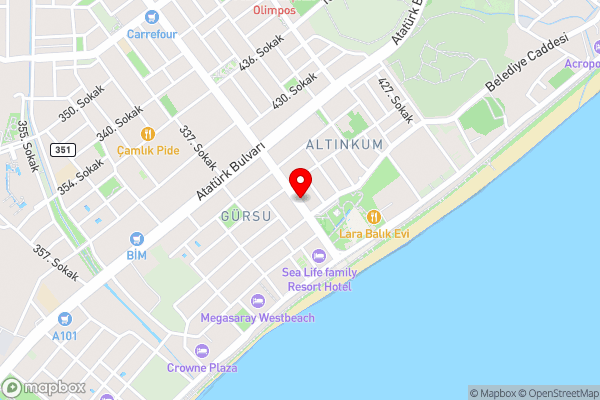 Sava Hotel - Hotel Location Map