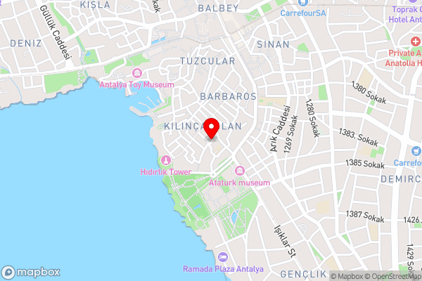 Saye Konak Hotel ' Kaleiçi&Oldtown' - Hotel Location Map